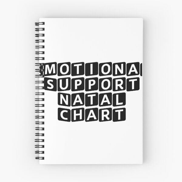 Item preview, Emotional Support Natal Chart designed and sold by Ninjacatoff.
