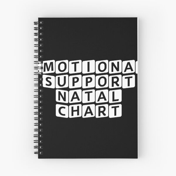 Item preview, Emotional Support Natal Chart designed and sold by Ninjacatoff.