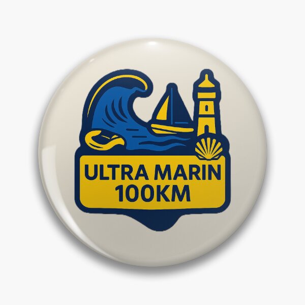 Item preview, Ultramarin 100 km Sticker – Trail du Golfe du Morbihan – Iconic Brittany Ultra designed and sold by Trail Line.