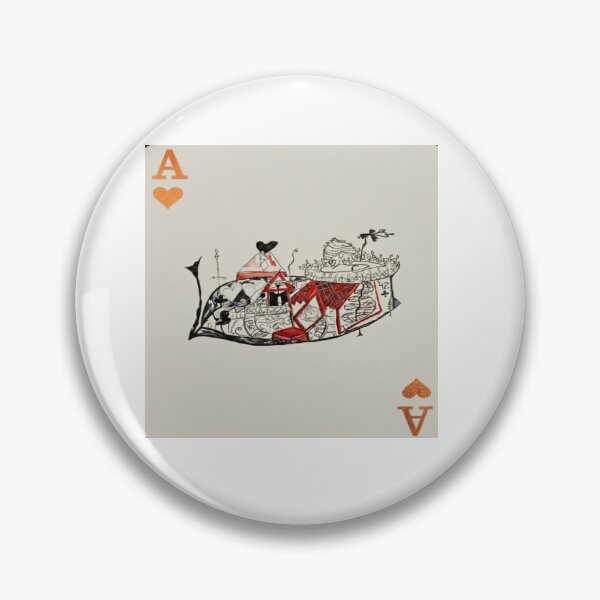 Item preview, Ace of Hearts – Surreal Architecture Card Art designed and sold by Ateliê dos Naipes .