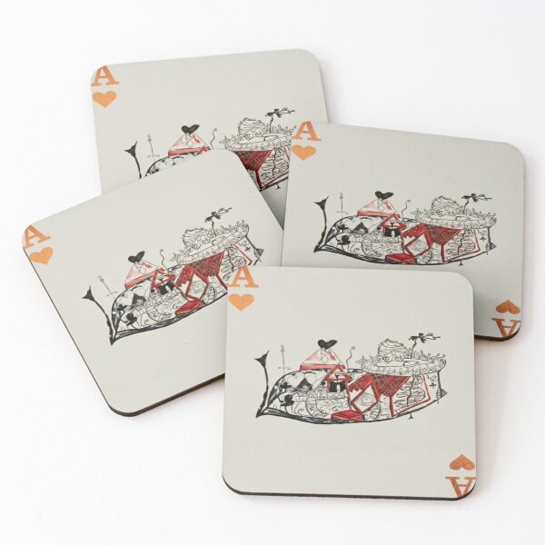 Item preview, Ace of Hearts – Surreal Architecture Card Art designed and sold by Ateliê dos Naipes .