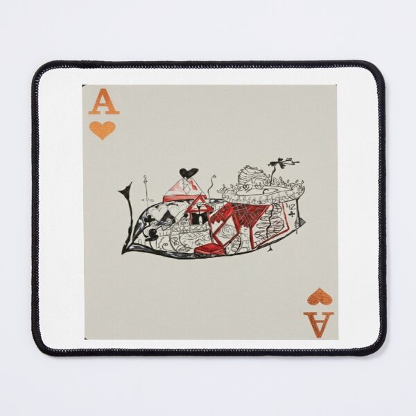Item preview, Ace of Hearts – Surreal Architecture Card Art designed and sold by Ateliê dos Naipes .