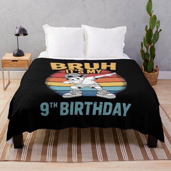 Item preview, 9 Year Old Birthday Dabbing Boy Bruh It's My 9th Birthday  designed and sold by ClassicAnthony.