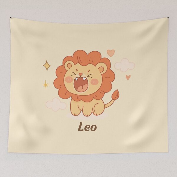 Item preview, Kawaii Leo zodiac sign  designed and sold by FatBirdie.