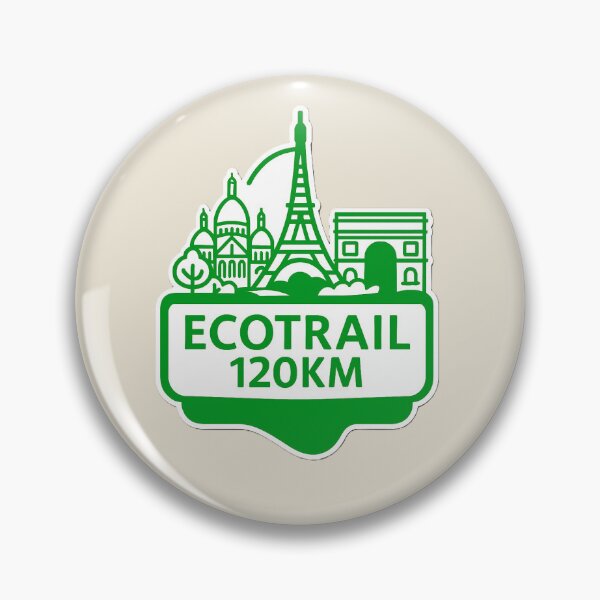 Item preview, EcoTrail Paris 120 km Sticker – Ultra Trail Between City and Nature designed and sold by Trail Line.