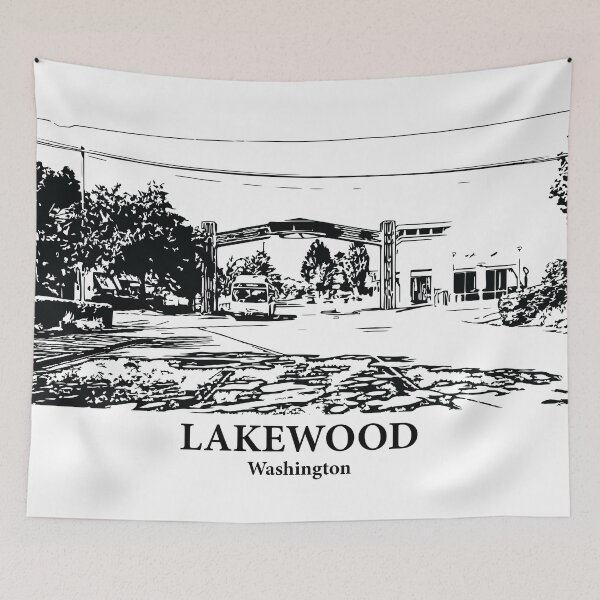 Item preview, Lakewood - Washington designed and sold by Lakeric Cityscapes.