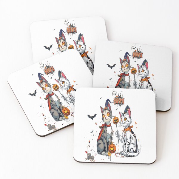 Item preview, halloween cat horror art graffiti cool family designed and sold by atomsama.