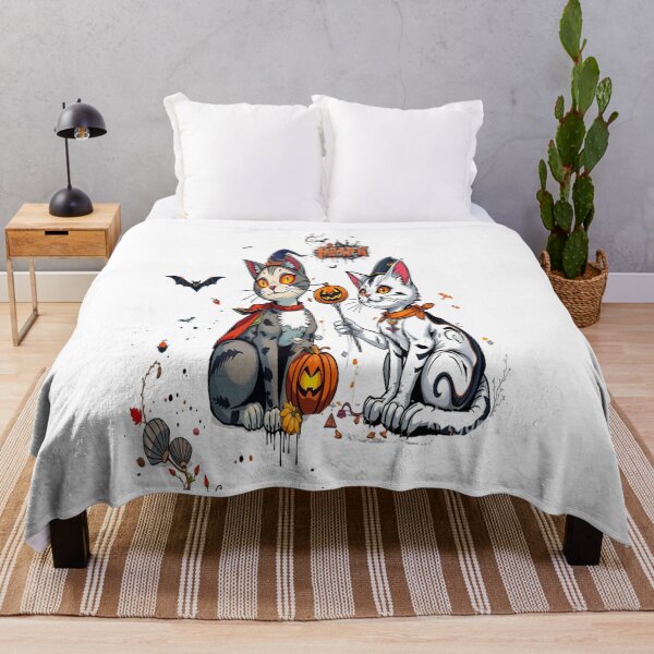 Item preview, halloween cat horror art graffiti cool family designed and sold by atomsama.