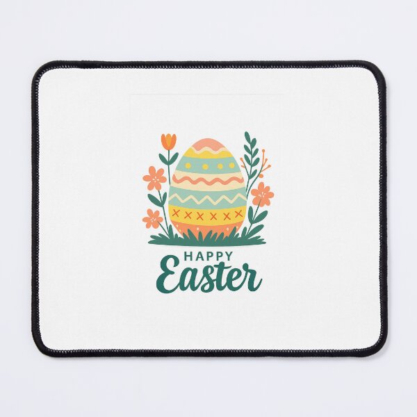 Item preview, “Happy Easter Egg & Spring Flowers designed and sold by Aucia.