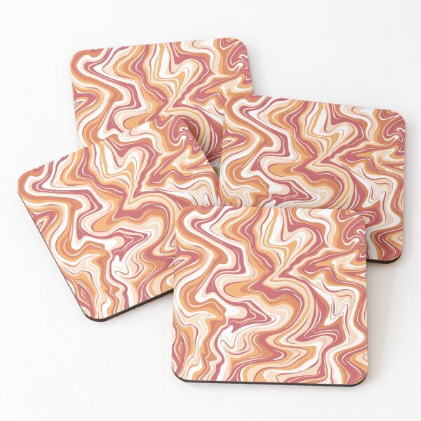 Item preview, Liquid Marble Swirls in Warm Earth Tones designed and sold by illucalliart.