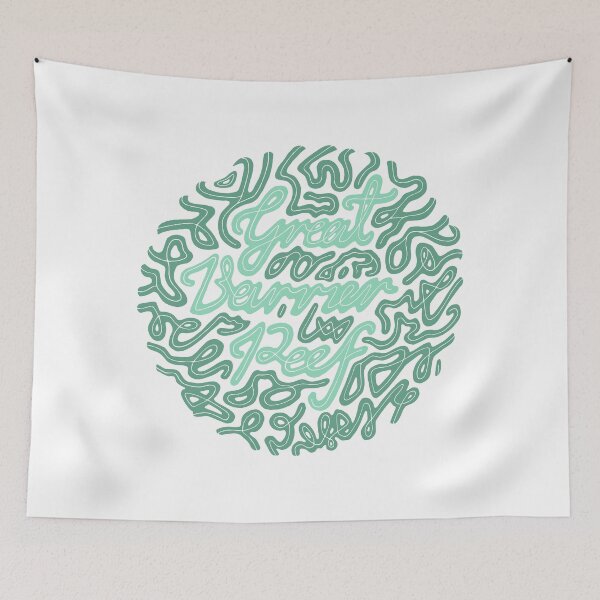 Item preview, Coral Brain Great Barrier Reef Genuine Aboriginal Art 6 Green designed and sold by wigilwigil.