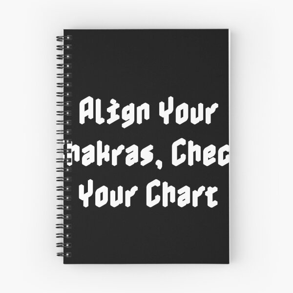 Item preview, Align Your Chakras, Check Your Chart designed and sold by Ninjacatoff.