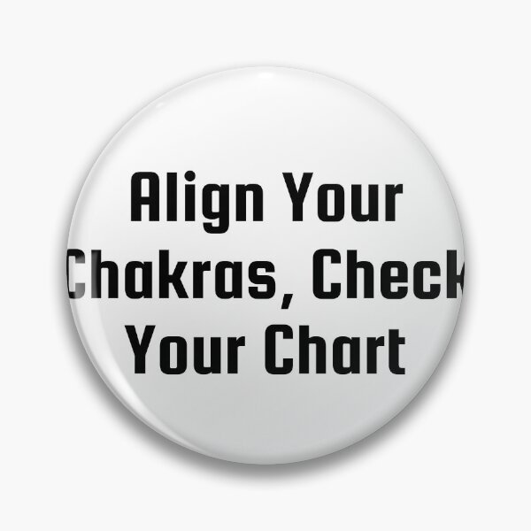 Item preview, Align Your Chakras, Check Your Chart designed and sold by Ninjacatoff.