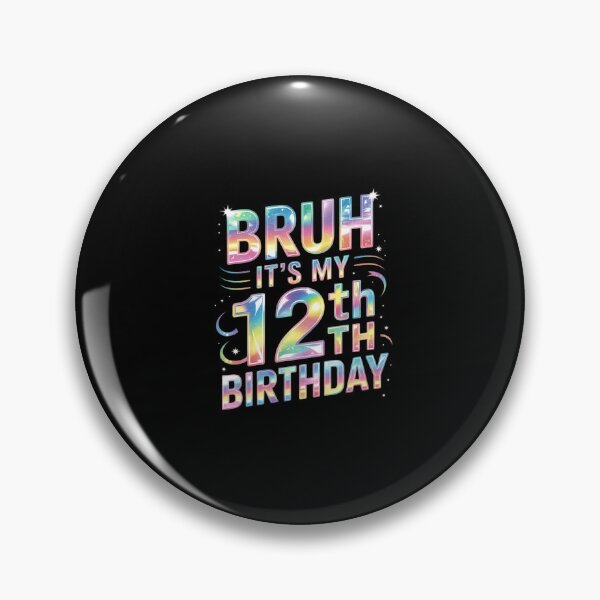 Item preview, 12 Year Old Birthday Boy Bruh It's My 12th Birthday Twelfth  designed and sold by ClassicAnthony.