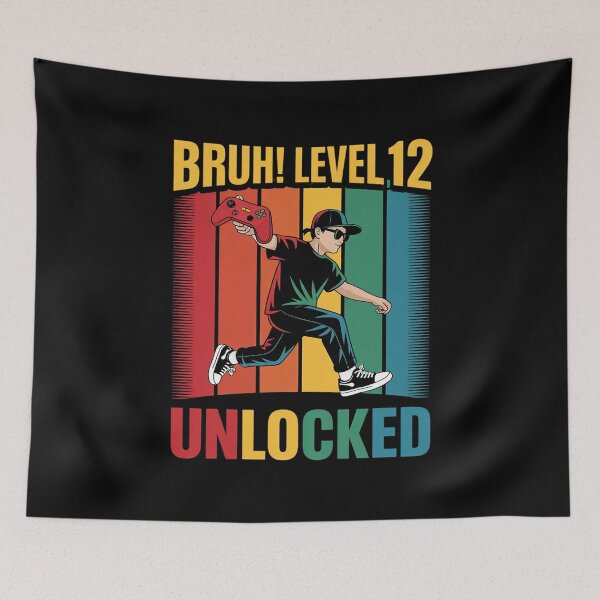 Item preview, 12 Year Old Birthday Dabbing Boy Bruh 12th level unlocked 1  designed and sold by ClassicAnthony.