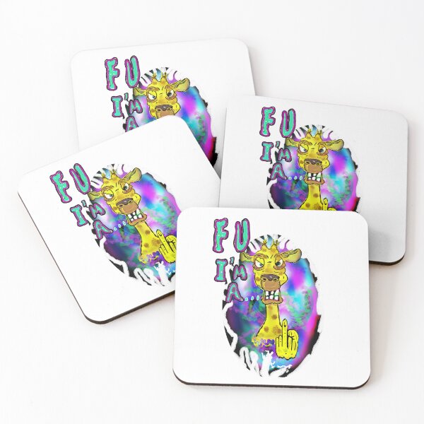 Item preview, FU i'm a giraffe  designed and sold by Jimpalimpa.