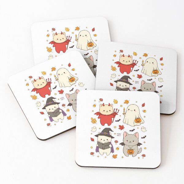 Item preview, Cute Kawaii Halloween Cats Meow Boos Spooky Design designed and sold by VividDripCo.
