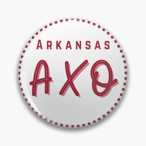 Item preview, Arkansas Sorority Football Gameday Pin Button designed and sold by Kickoff Buttons.