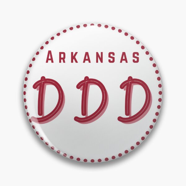 Item preview, Arkansas Sorority Football Gameday Pin Button designed and sold by Kickoff Buttons.