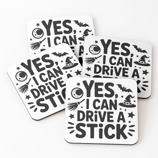 Item preview, Yes, I Can Drive a Stick – Funny Witch Halloween Design designed and sold by OB-Store.