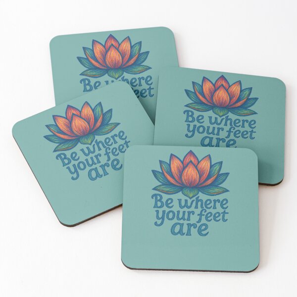 Item preview, Be Where your Feet Are Lotus Flower designed and sold by FrictionMaxxing.