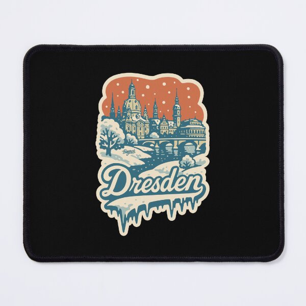 Item preview, Dresden Winter Landscape in Snow designed and sold by Boogosh.