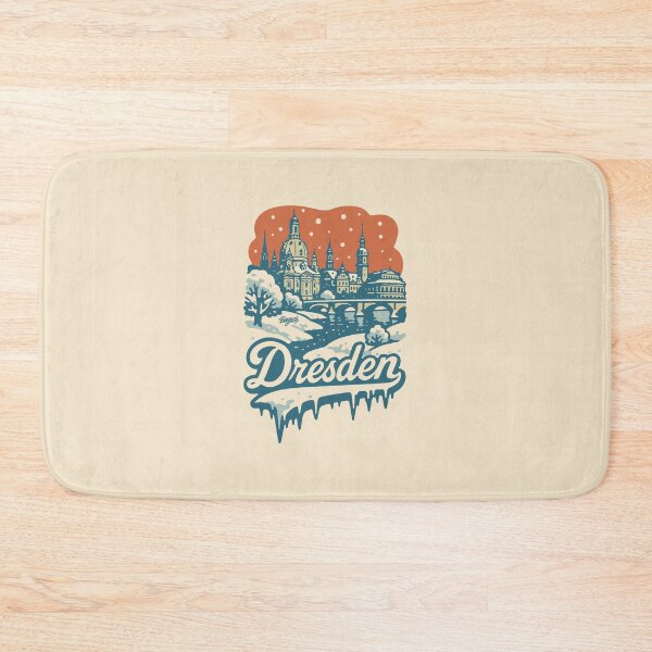 Item preview, Dresden Winter Landscape in Snow designed and sold by Boogosh.