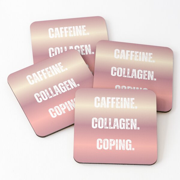 Item preview, Caffeine. Collagen. Coping. designed and sold by MeiMidlifeShop.