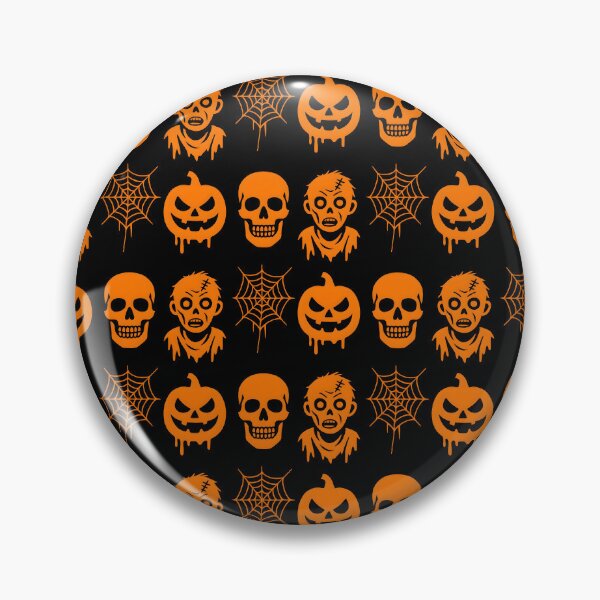 Item preview, Zombie, Skull, Spider's Web and Pumpkin Pattern designed and sold by NightTimeJ.