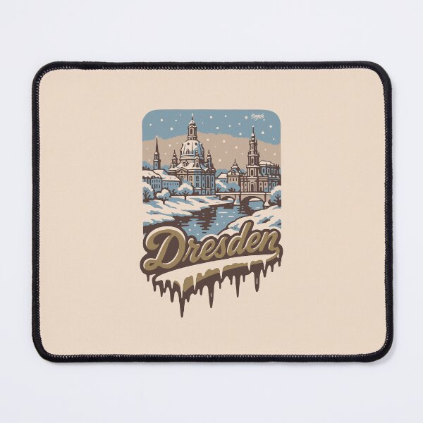Item preview, Winter Scene Dresden Cityscape designed and sold by Boogosh.
