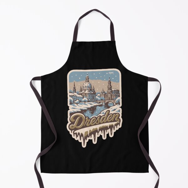 Item preview, Winter Scene Dresden Cityscape designed and sold by Boogosh.