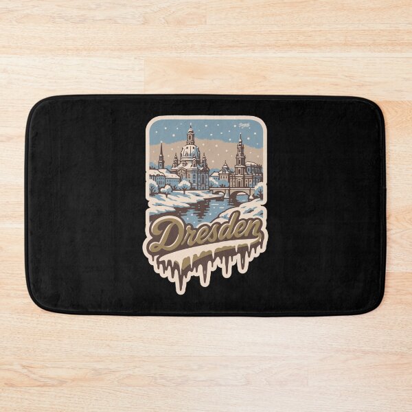 Item preview, Winter Scene Dresden Cityscape designed and sold by Boogosh.