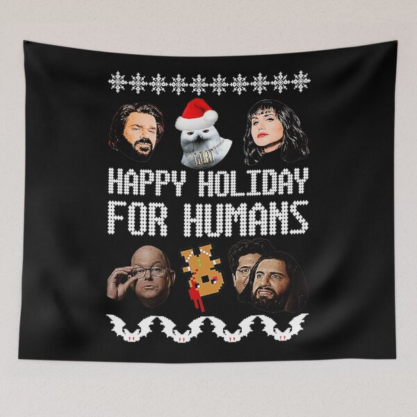 Item preview, What We Do In The Shadows Christmas Sweater—Happy Holiday For Humans designed and sold by Natilarage.