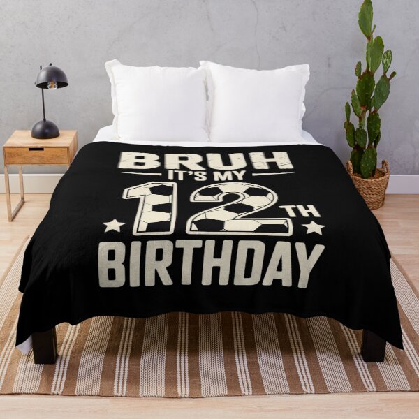 Item preview, 12 Year Old Birthday Soccer Bruh It's My 12th Birthday  designed and sold by ClassicAnthony.