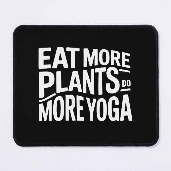 Item preview, Organic Yoga Eat More Plants Vegan Fitness And Mindful Living Gym designed and sold by tmerchtrends.