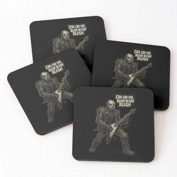 Item preview, Metal Masked Slasher Guitarist: “Cha Cha Cha, Blegh Blegh Blegh” designed and sold by Sonic Nova Studios.