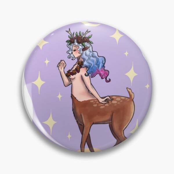 Item preview, Fawn Centaurette with Moon and Mushrooms designed and sold by MorganaLeFou.