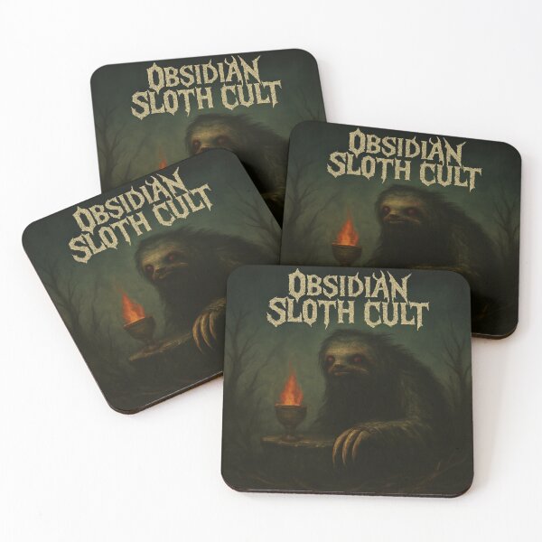Item preview, Obsidian Sloth Cult designed and sold by Monkeysalad.