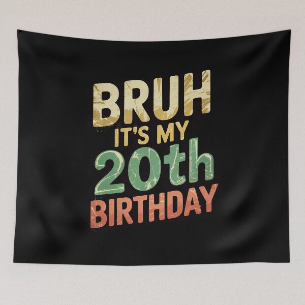 Artikelvorschau, Bruder, es ist mein 20. Geburtstag, 20 Jahre alt, Geburtstag entworfen und verkauft von NeomiStoreSS.