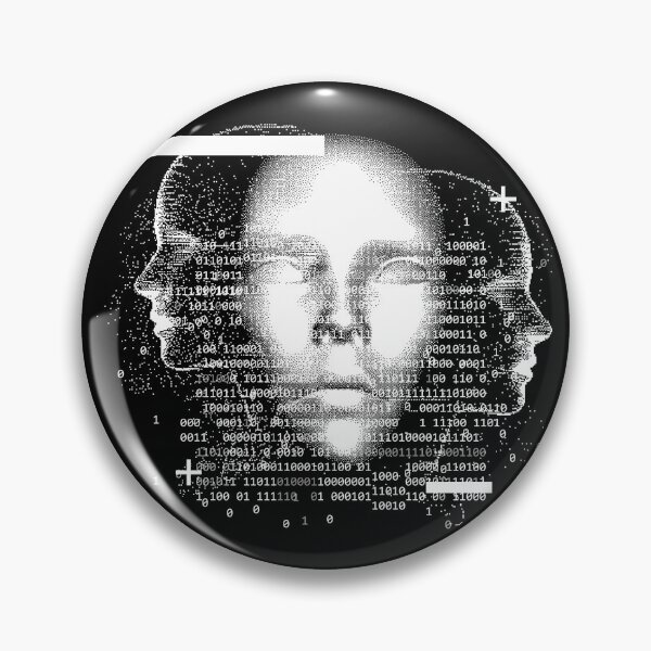 Item preview, Cyberpunk Binary Facial Scan designed and sold by 8thSin.