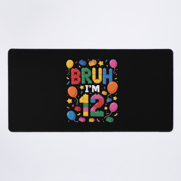Item preview, 12 Year Old Building Blocks Bruh 12th Birthday Boy  designed and sold by ClassicAnthony.