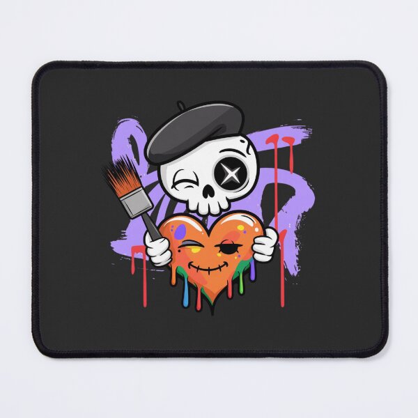 Item preview, Artist Skull with Painted Heart designed and sold by WeranovDesign.