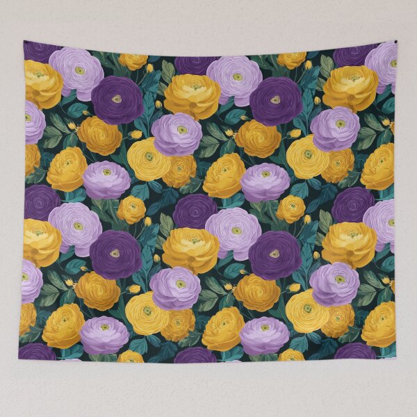 Item preview, Elegant Vibrant Ranunculus Illustration For Bridesmaid Gift designed and sold by RoyalStarsPatts.