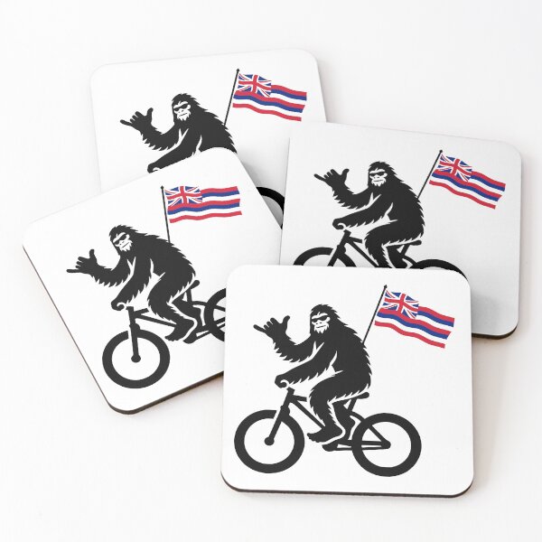 Item preview, Bigfoot Cycling Hawaii Flag designed and sold by Esskay Designs.