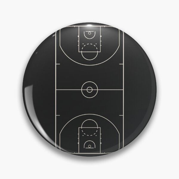 Item preview, Basketball Court Diagram Blueprint designed and sold by aio.