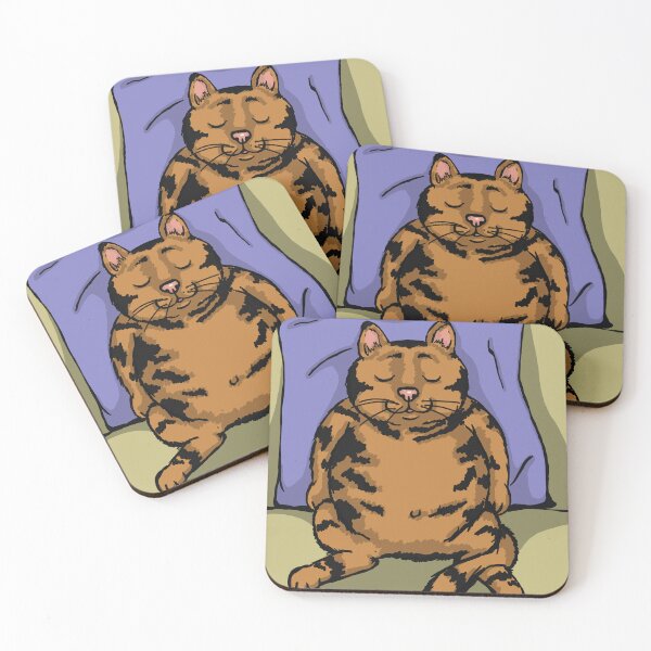 Item preview, Lazy Cat Digital Illustration designed and sold by Anne Park.