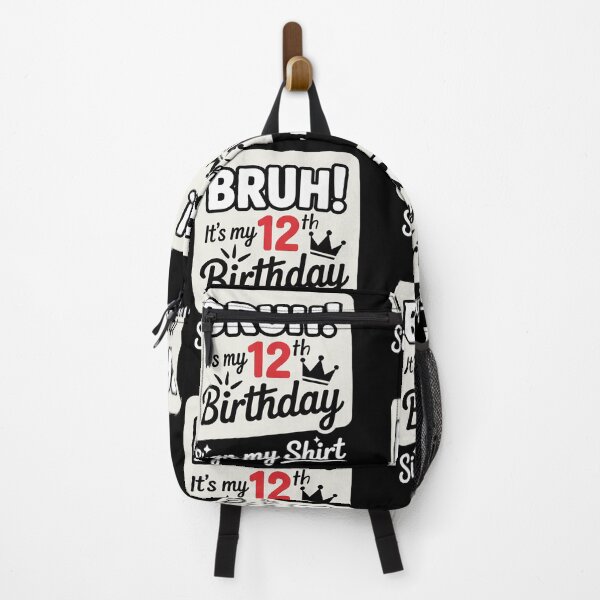 Item preview, 12 years Old Birthday BRUH It's My 12th Birthday Sign My25 designed and sold by ClassicAnthony.