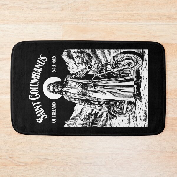 Item preview, Motorcycle Motorbike Patron Saint Columbanus Motorcyclist designed and sold by GrandeDuc.