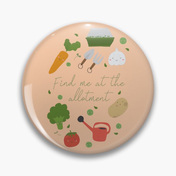 Aperçu de l'œuvre Retrouvez-moi au Allotment Veggie design créée et vendue par SparkPrintsandDesigns.