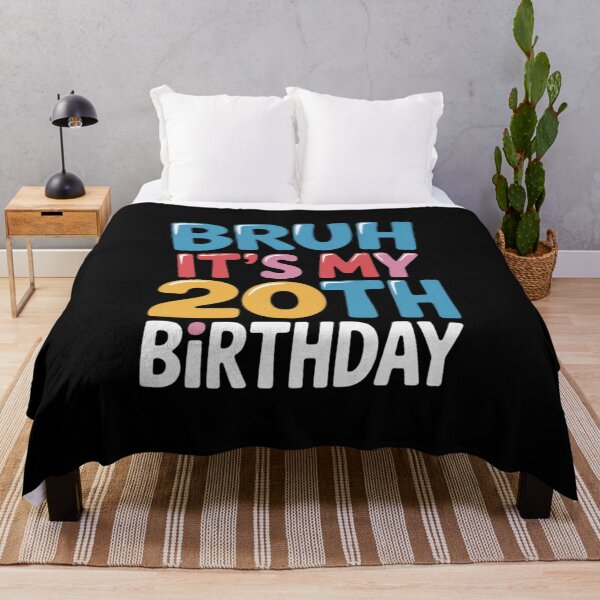 Item preview, Bruh It's My 20th Birthday Party Kids Toddler Women Men Gag5 designed and sold by NeomiStoreSS.